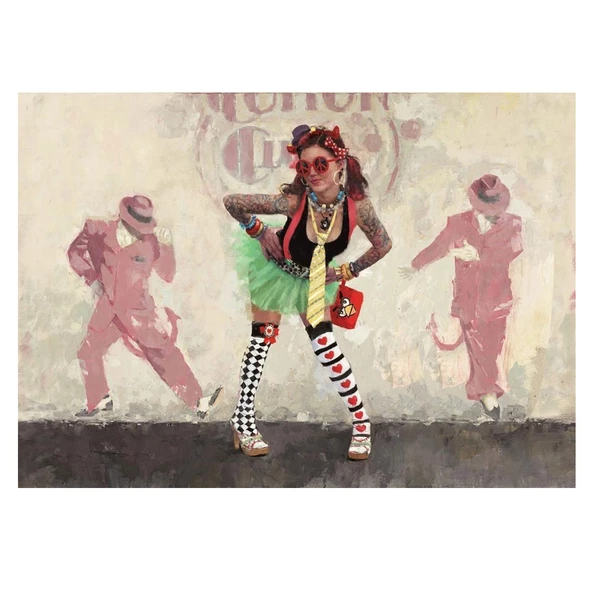 Art Puzzle Şeytan Mı? Melek Mi? 1000 Parça Puzzle - Resim 2