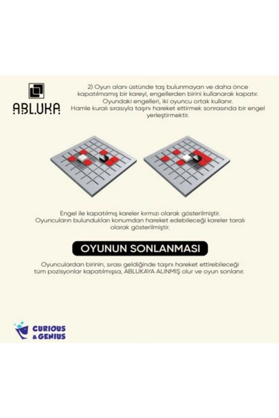 Curious&Genius Abluka Akıl Ve Zeka Oyunu (TAZOF TURNUVA KUTU OYUNU) - 2