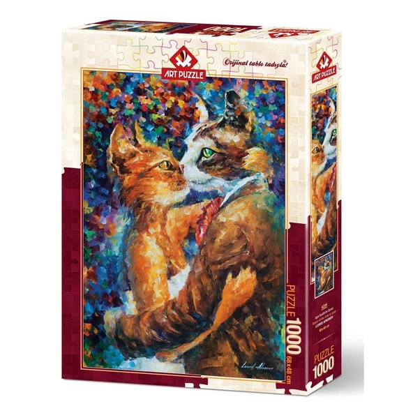 Art Puzzle Aşık Kedilerin Dansı 1000 Parça Puzzle