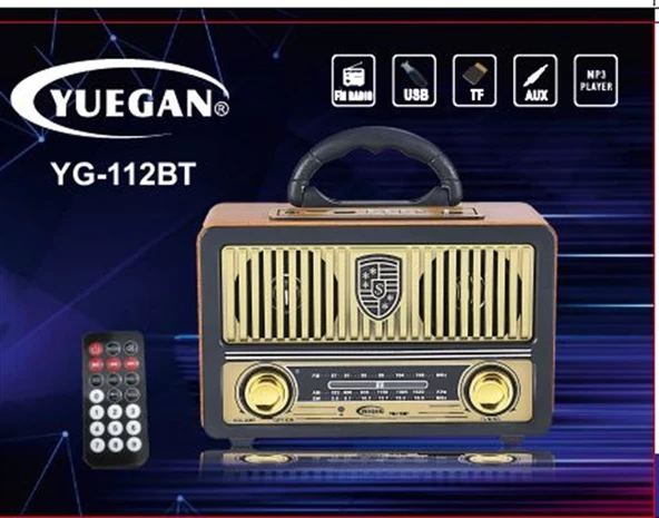 MAGICVOICE MV-112BT USB/SD/FM/BLUETOOTH DESTEKLİ NOSTALJİK RADYO