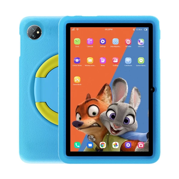 Blackview Tab8KIDS Tablet 10.1"/7 GB(4GB+3GB)/128 GB/13 MP/Android12+Kılıf Dahil (Mavi)