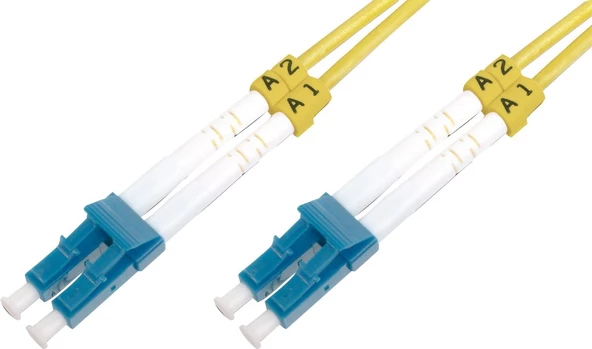 Beek LC-LC Fiber Optik Patch Kablo, OS 2 9/125 Singlemode, 3.0mm, LSZH, 5 metre