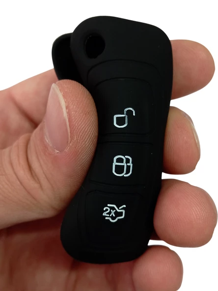 Ford Focus 3 Mondeo Transit Courier Uyumlu Silikon Anahtar Kumanda Kılıfı Oto Anahtarlık - Resim 4