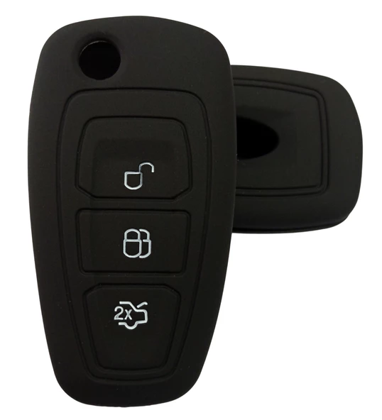 Ford Focus 3 Mondeo Transit Courier Uyumlu Silikon Anahtar Kumanda Kılıfı Oto Anahtarlık ürün görseli 1