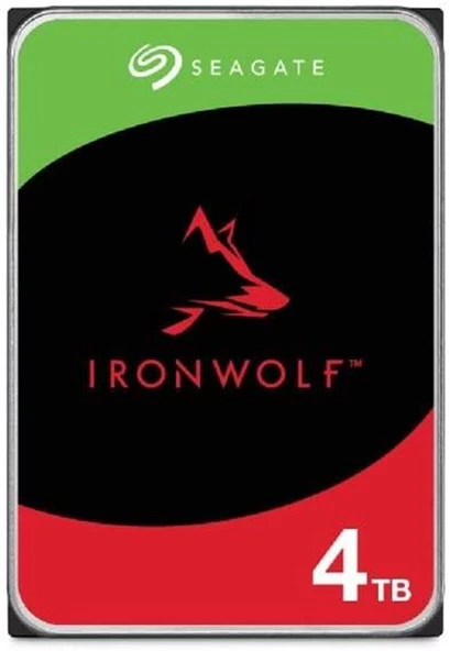 4 TB SEAGATE 3.5 IRONWOLF SATA 5400RPM 256MB ST4000VN006 (3 YIL RESMI DIST GARANTILI)