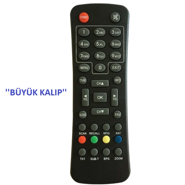 KAWAI 6050-6100-6200 TELETEX’Lİ (BÜYÜK KALIP) KUMANDA ürün görseli 1