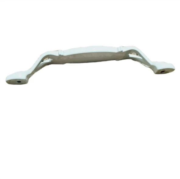 Miray 128 mm Metal Krem Kasa Beyaz SARI GÜL Desenli  / 5 ADET - 3
