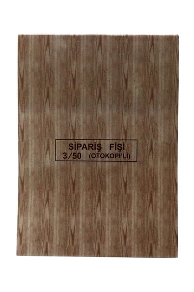 Dilman Sipariş Fişi 3/50 3 Nüsha Otocopy - 3