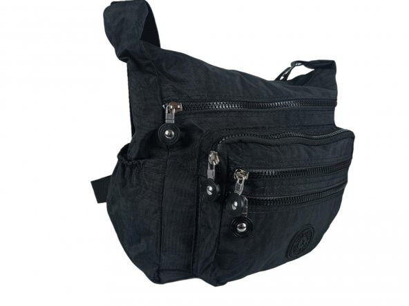 Kadın Siyah Klinkır Omuz Askılı Çanta