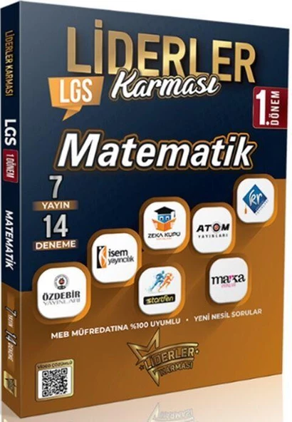 8. Sınıf LGS 1. Dönem Matematik 7 Yayın 14 Deneme Liderler Karması
