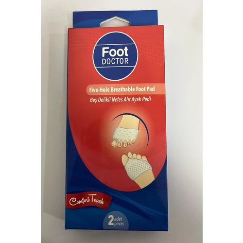 Foot Doctor Beş Delikli Nefes Alır Ayak Pedi 2 Adet