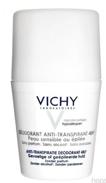 Vichy Anti-Transpirant Hassas Ciltler için 48h Terleme Karşıtı Kadın Roll-On Deodorant 50 ml ürün görseli