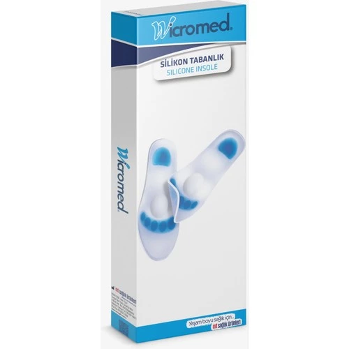 Wicromed Silikon Ortopedik Tabanlık No:4 (Xl) Ayakkabı Tabanlığı