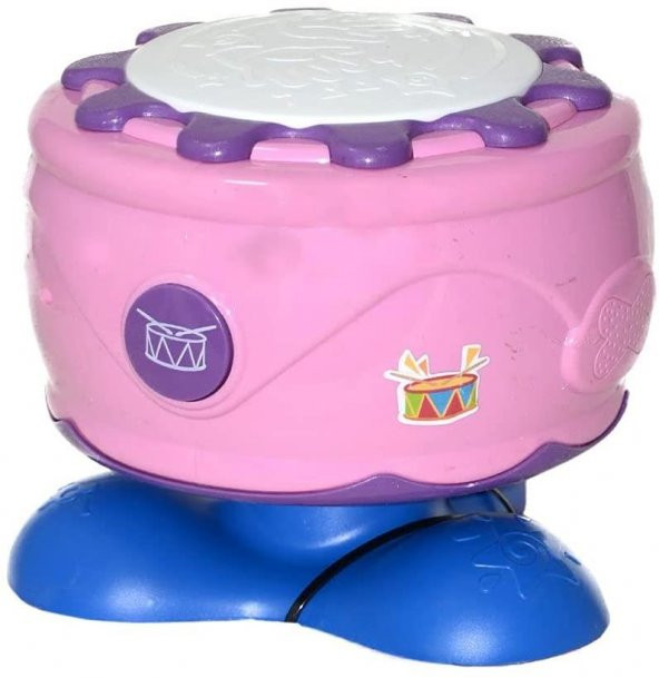 Birlik Oyuncak Kutulu Pilli Müzikli Ve Işıklı Kaya Davul Pembe - 2