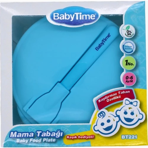 Babytime Bt221 Kaydırmaz Mama Tabağı