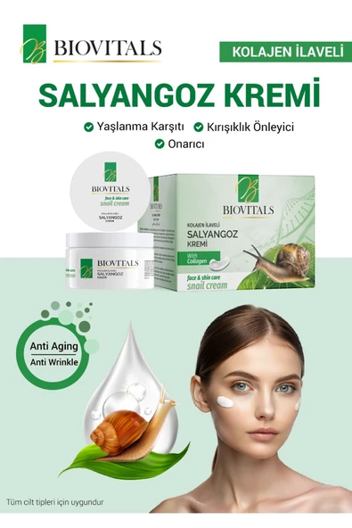 Pazariz Salyangoz Nemlendirici Ve Besleyici Cilt Bakım Kremi 50ml