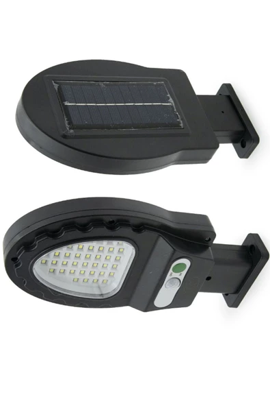 Pazariz 38 Led'li Sensörlü Gece Otomatik Yanan Güneş Enerjili 38 Led Sokak Lambası Solar Aydınlatma - Resim 2