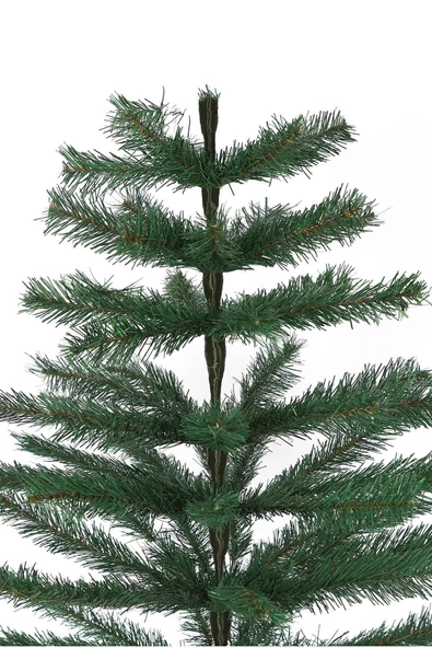 Pazariz Yılbaşı Yapay Lüks Çam Ağacı Yeşil 100 Cm Sık Dal - Resim 3