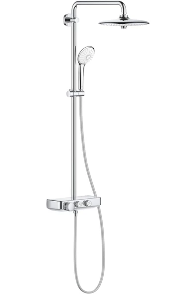 Pazariz Euphoria SmartControl System 260 Mono Duvara Monte Termostatik Bataryalı Duş Sistemi - 26509000