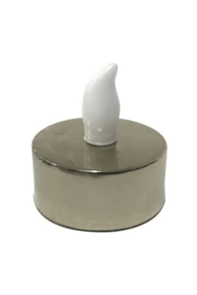 Pazariz Led Mum Işıklı Gümüş ürün görseli