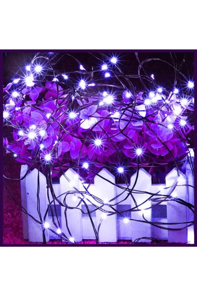 Pazariz 5 Mt Mor Peri Led Pilli Yılbaşı Süsü /hediyelik - Resim 2