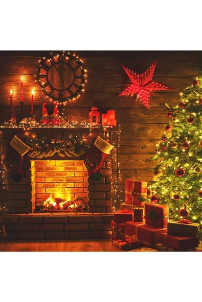 Pazariz Yılbaşı Noel Işığı 20 Metre Siyah Kablo 200 Led Işık Lamba Su Geçirmez 220 v Fişli - Resim 2