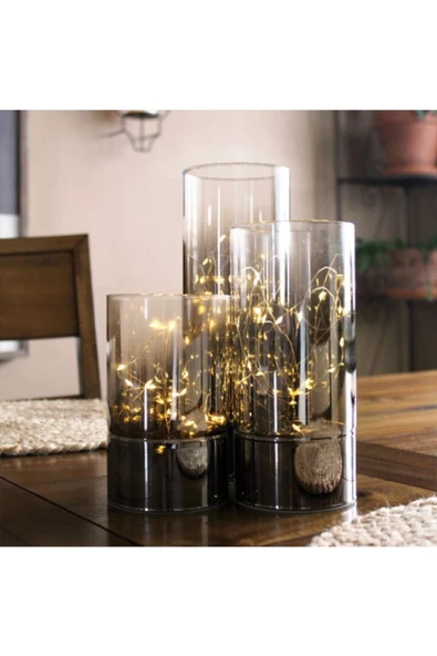 Pazariz 5 Metre Peri Led Gün Işığı Pilli Yılbaşı Süsü / Hediyelik ürün görseli 1