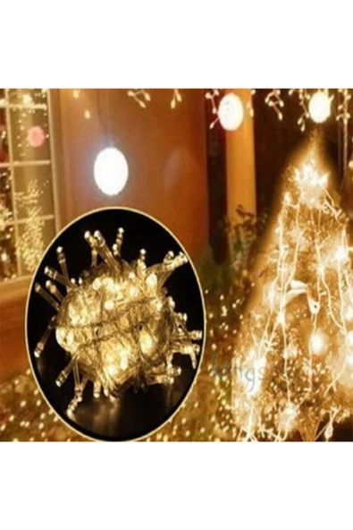 Pazariz 2x2 Mt Pirinç Perde Led & Uzaktan Kumandalı 8 Fonksiyonl Animasyonlu Günışığı - Pilli - Resim 2