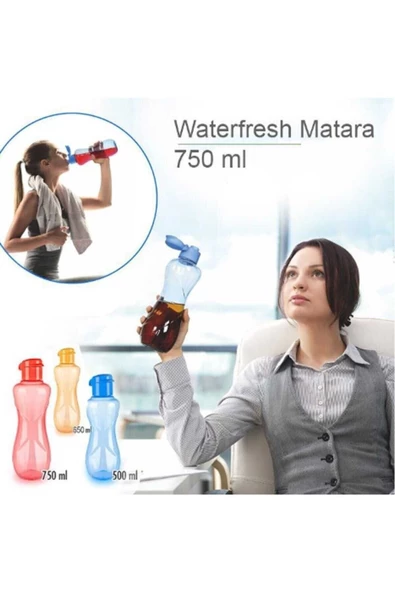 Pazariz Waterfresh Lüks Matara 750 ml Mavi