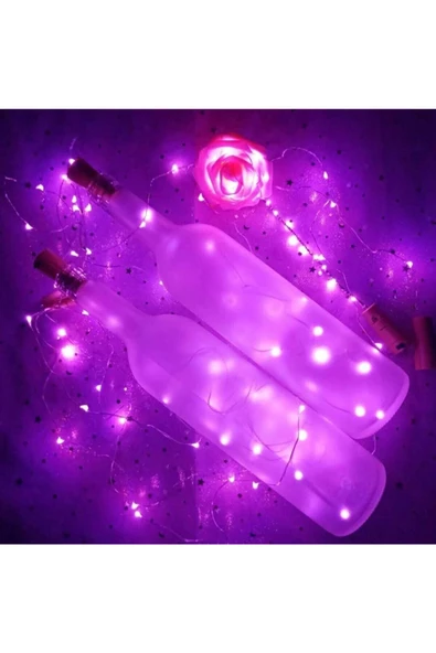 Pazariz 5 Mt Mor Peri Led Pilli Yılbaşı Süsü /hediyelik ürün görseli 1