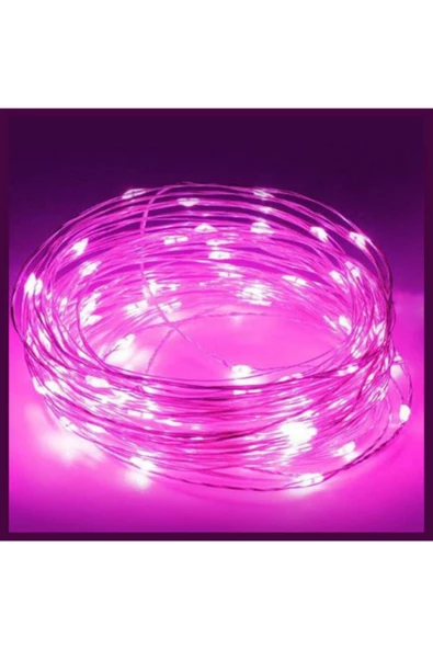 Pazariz 5 Mt Pembe Peri Led Pilli Yılbaşı Süsü / Hediyelik ürün görseli 1