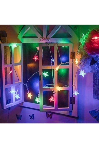 Pazariz Renkli Yıldız Karışık Led Işık ürün görseli 1