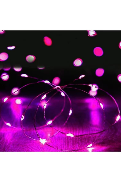 Pazariz Mor Peri Led 5 mt - Resim 3