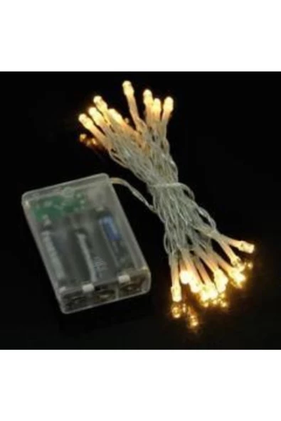 Pazariz 3 Metre Pilli Peri Led Gün Işığı Sarı Renk ürün görseli 1