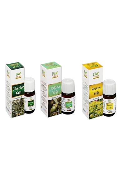 Pazariz Biberiye Jojoba Rezene-aromatik Masaj-cilt Bakım Yağ Seti ürün görseli 1