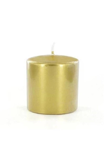 Pazariz Gold Silindir Dekoratif Mum