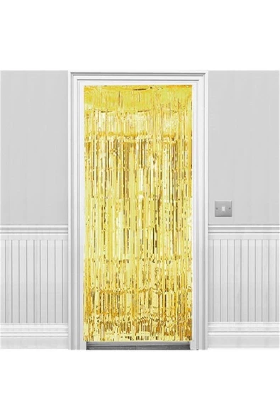 Pazariz Gold Saçaklı Perde Kapı Süsü