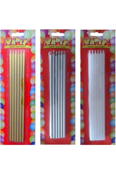 Pazariz 12 Li Uzun Mum - 20 cm ürün görseli
