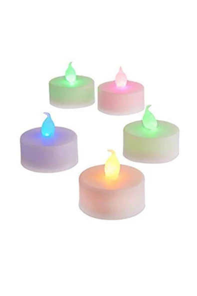 Pazariz Beyaz Led Işıklı Mum ürün görseli