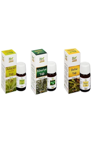 Pazariz Biberiye Ada Çayı Defne-aromatik Masaj-cilt Bakım Yağ Seti ürün görseli 1