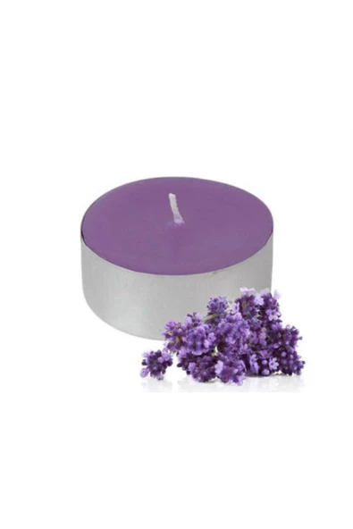 Pazariz 100 Lü Tealight Mum - Mor