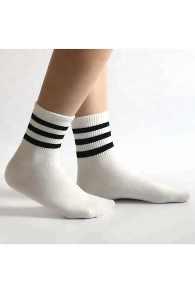 Pazariz Çorap Beyaz 2 Adet ürün görseli 1