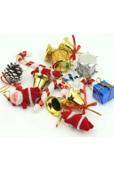 Pazariz Yılbaşı Karışık Ağaç Süsü 60 Adet - Resim 2