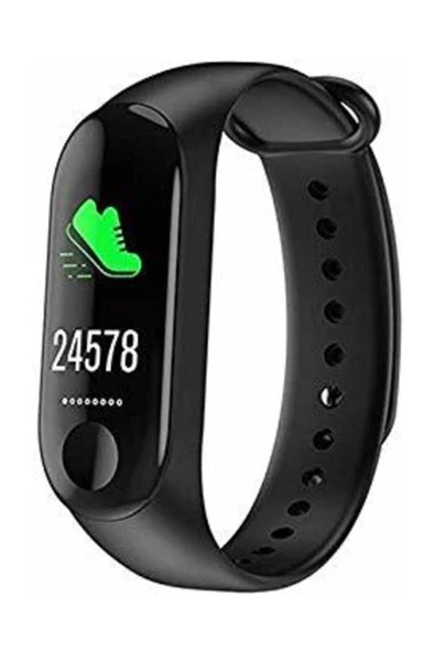 Pazariz M4 Nabız Ölçer Adım Sayar Akıllı Bileklik Saat ürün görseli