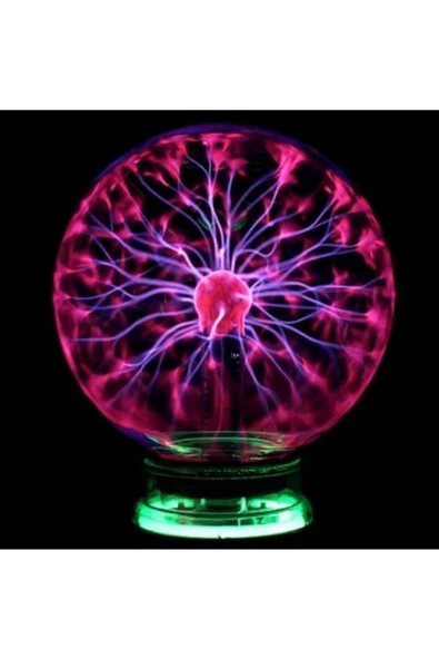 Pazariz Pazarız Büyük Boy Plazma Küresi - Tesla Plazma Lambası (25x14.5) Cm