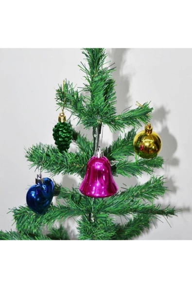 Pazariz 17li Karışık Yılbaşı Ağacı Süsleri - Resim 3
