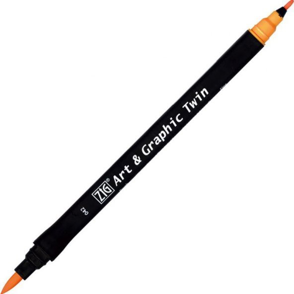 ZIG ART&GRAPHIC TWIN TUT-80 42 BRIGHT YELLOW - 1