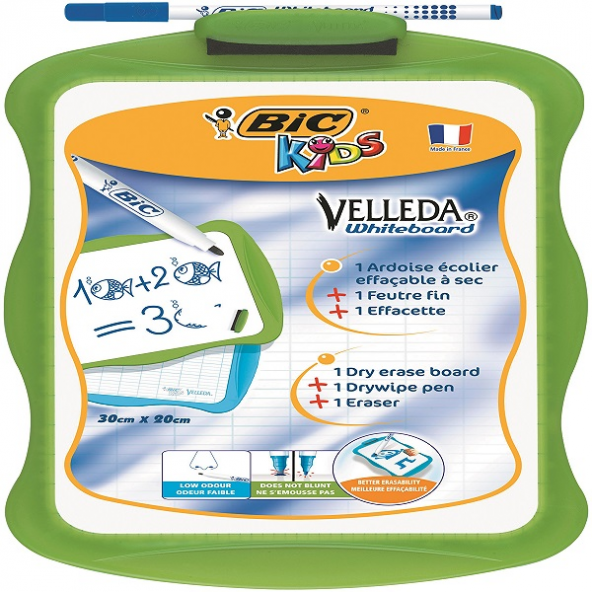 Bic Yazı Tahtası Velleda Kalem+Silgi 30x20 841362