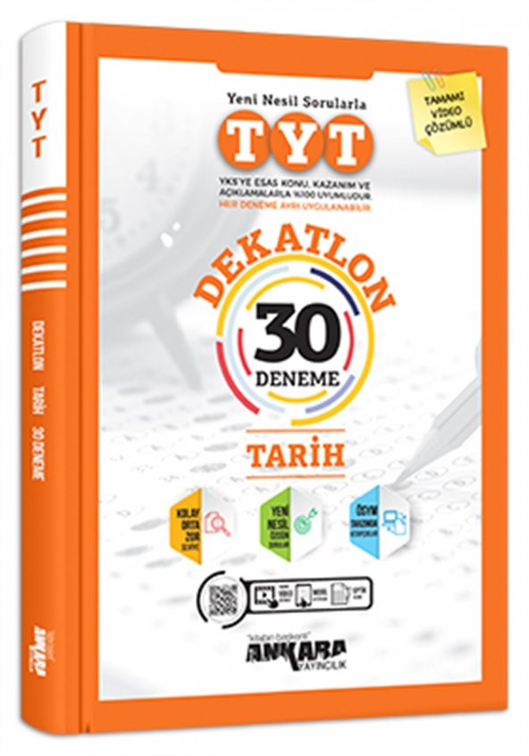 ANKARA TYT DEKATLON TARİH 30 DENEME-2021