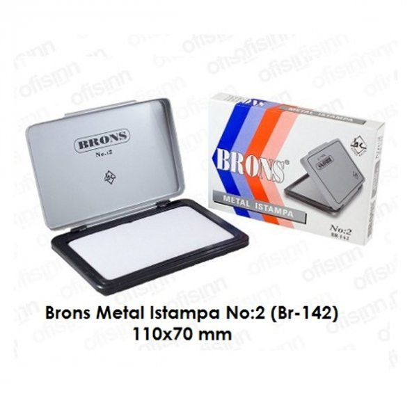 Brons Istampa Metal NO:2 11x7 BR-142 ( 12 adet )